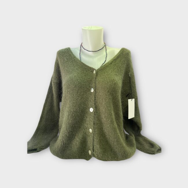 Gilet petits boutons