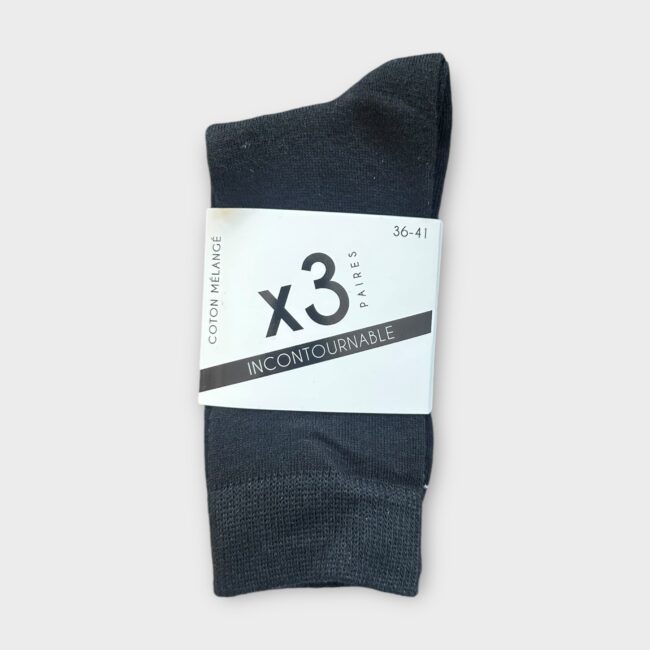 Chaussettes coton mélangé