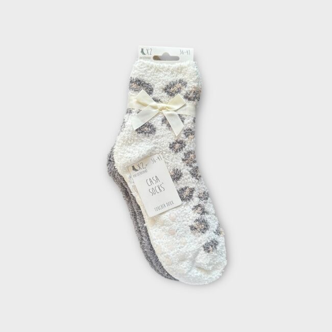 Chaussettes-chaussons léopard – Image 2