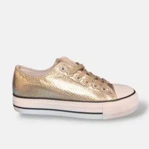 Sneakers basses effet serpent