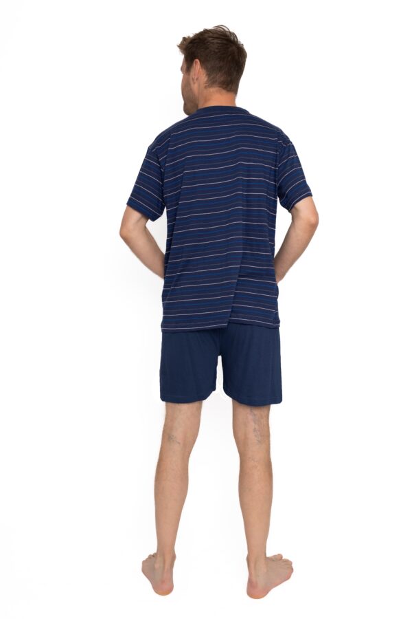 pyjama court motif rayures