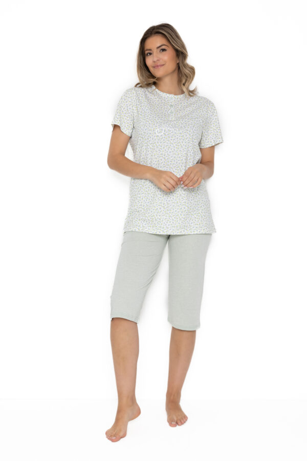 pyjama court motif discret