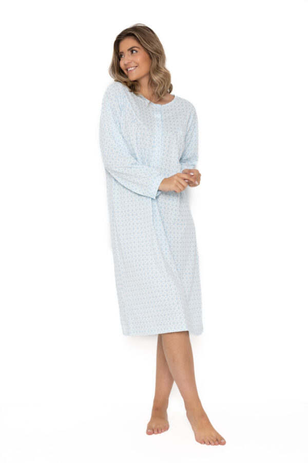 chemise de nuit motif géométrique