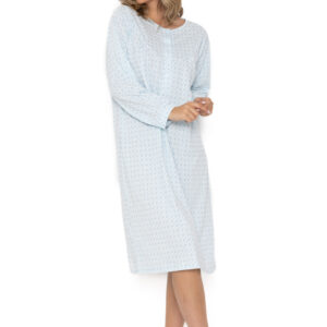 chemise de nuit motif géométrique