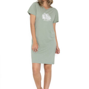 chemise de nuit imprimé graphique