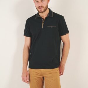 polo casual à manches courtes