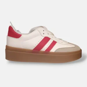 Sneakers plateforme rétro-sportif