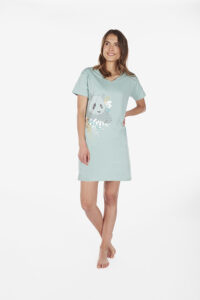 chemise de nuit imprimé panda