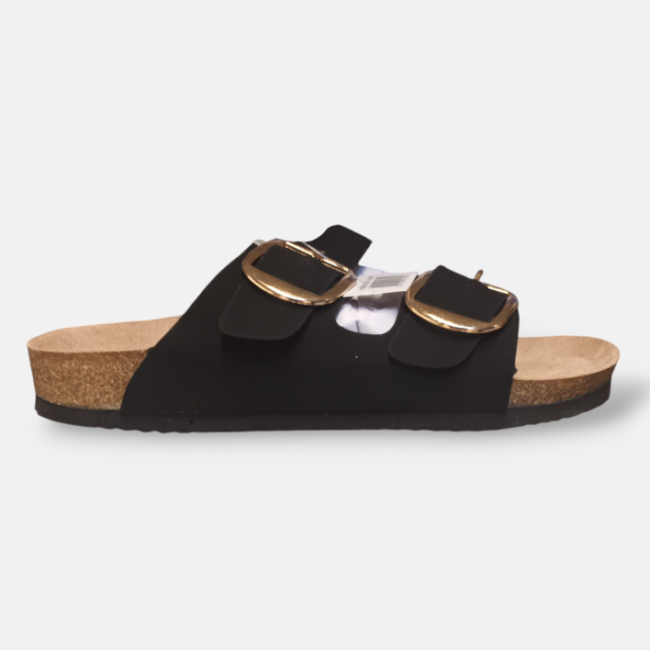 sandales mule à semelle en liège