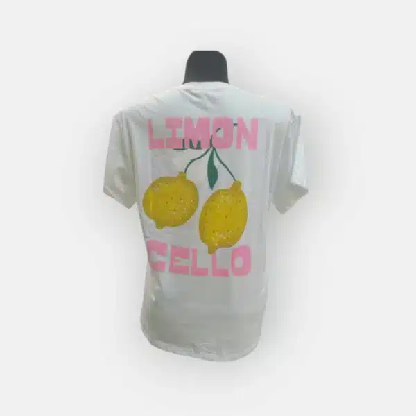 t-shirt imprimé Limoncello blanc