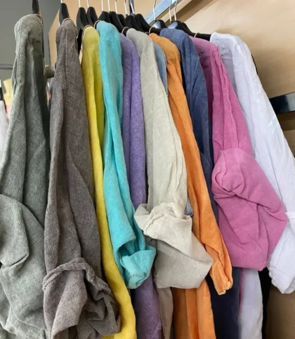 T-shirt à manches longues en lin – Image 2