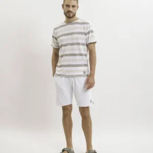t-shirt rayé Snoopy