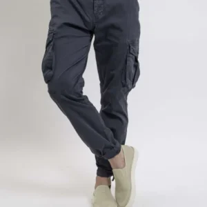 pantalon cargo jogger navy