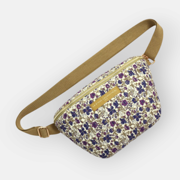 Grand Sac banane liberty olive prune