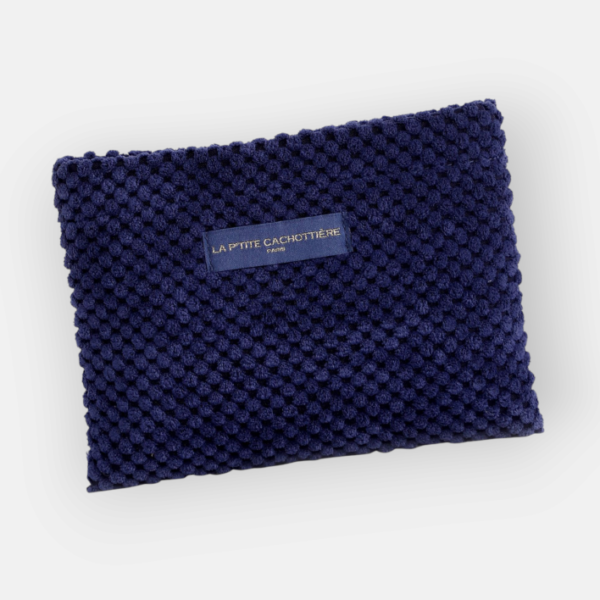 pochette A5 éponge bleu foncé