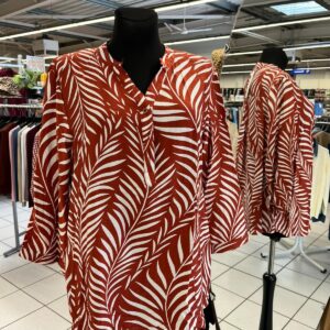 Chemise Feuille Grande Taille