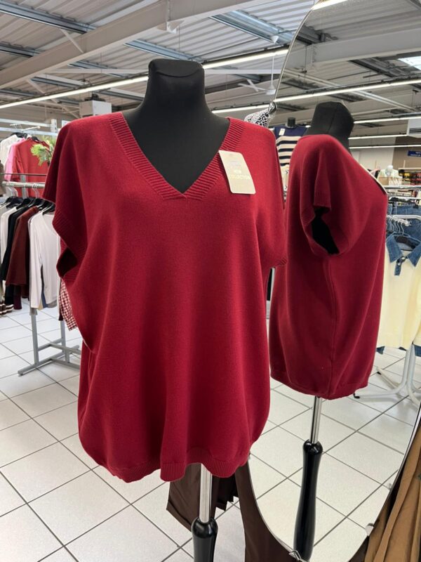 Pull Sans Manches Grande Taille