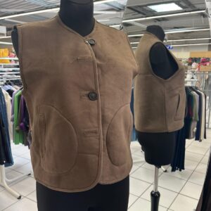 Veste Daim sans manche