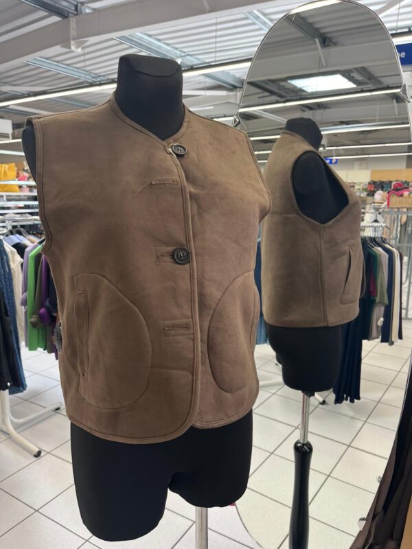 Veste Daim sans manche
