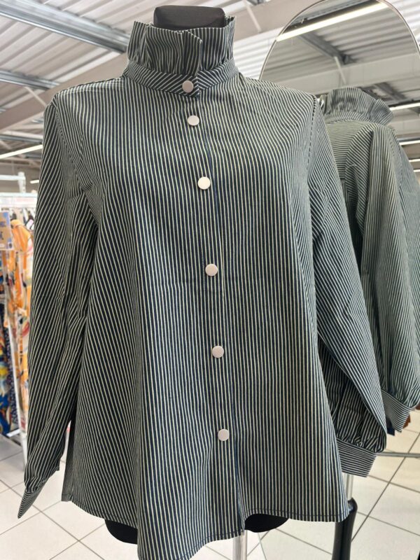 Chemise rayée jean