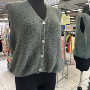 Gilet fine maille léger sans manches