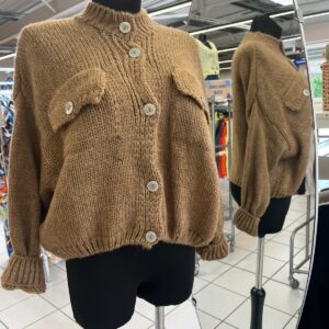 Gilet laine avec poche