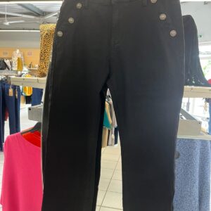 Jean noir boutons
