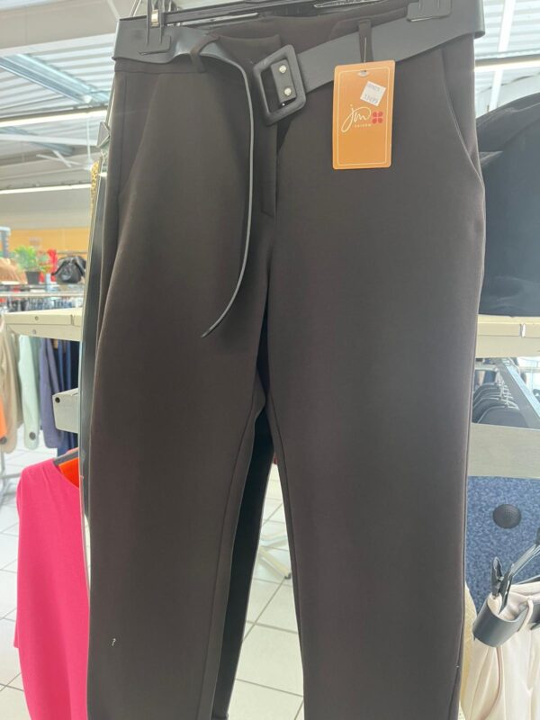 Pantalon classic ceinture cuir