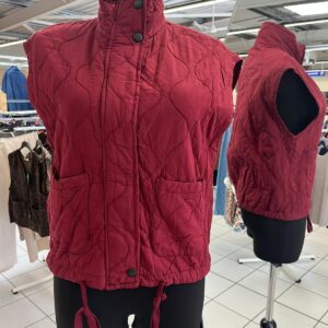 Veste sans manche molleton col