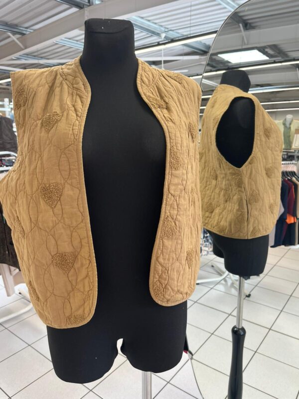 Veste sans manche molleton
