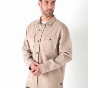 Chemise laine poches