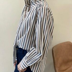 Chemise rayée 2 couleurs