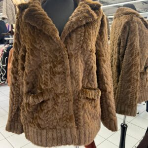 Manteau Fourrure Marron