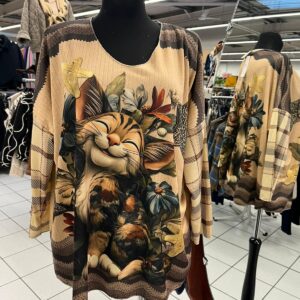 Pull Noël Chaton Grande Taille