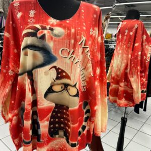 Pull Noël Chats Grande Taille