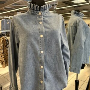 Chemise Jean Col Volant