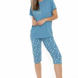 Pyjama Pantacourt Bleu Enjoy