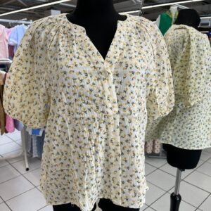 Chemisette Gaz de Coton motif