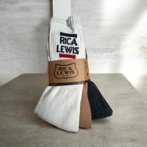 Chaussettes X3 Rica Lewis Blanc/Marron/Noir
