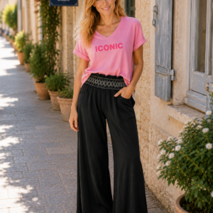 Pantalon Ample Taille Elastiquée