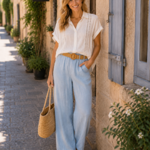 Pantalon Lin