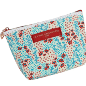 Pochette à frange - Bleu porcelaine