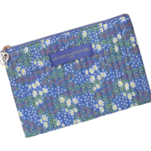 Pochette A5 liberty - Bleu de minuit