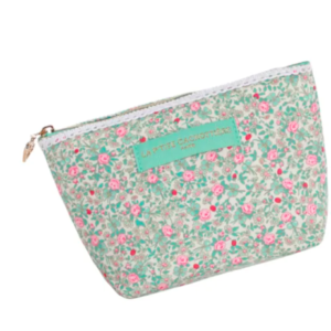 Pochette à frange liberty - Douceur Céladon