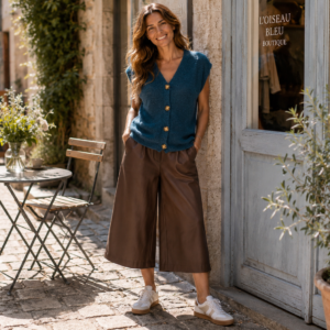 Gilet en Laine Sans Manches