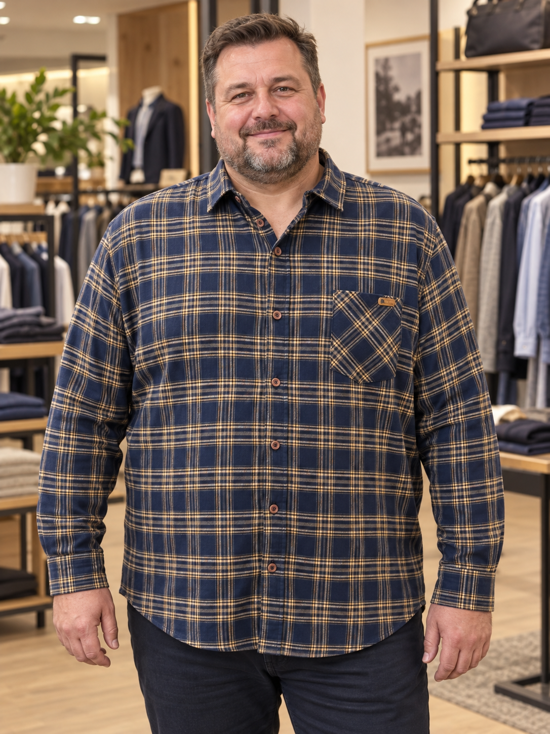 Chemise Quadrillée GT – Image 1